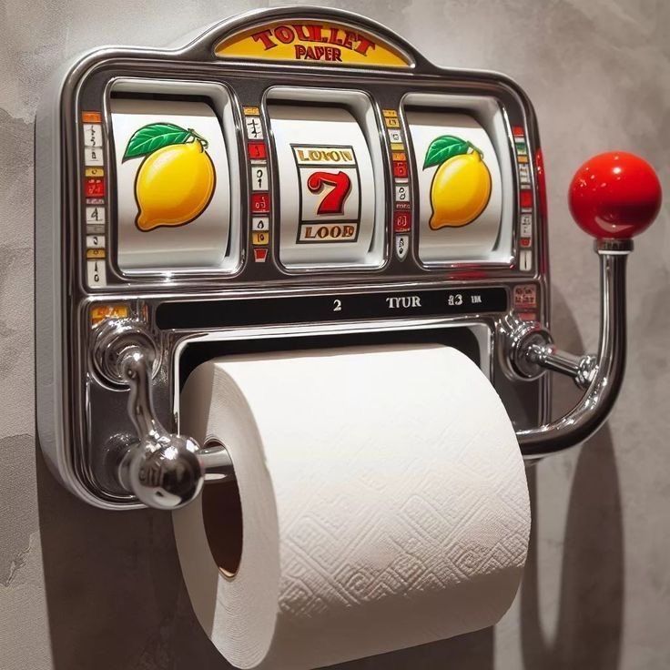 Slot game interface showing reels and stake controls